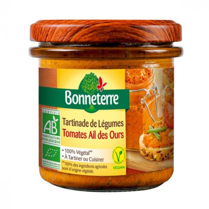 TARTINADE TOMATE AIL DES OURS BIO 135G