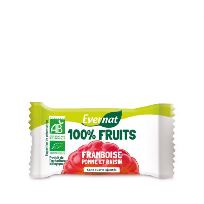 BARRE 100 FRUITS FRAMBOISE 30G