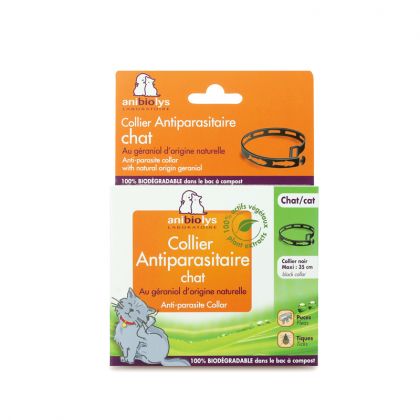 COLLIER ANTIPARASITAIRE CHAT ANIBIOLYS