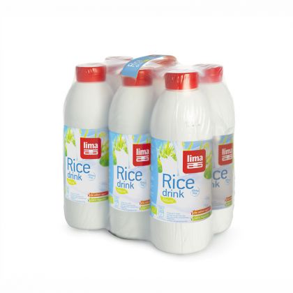 PACK RICE DRINK NATURAL BIO LIMA 6X1L